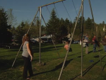 Kids Playing on Swing
